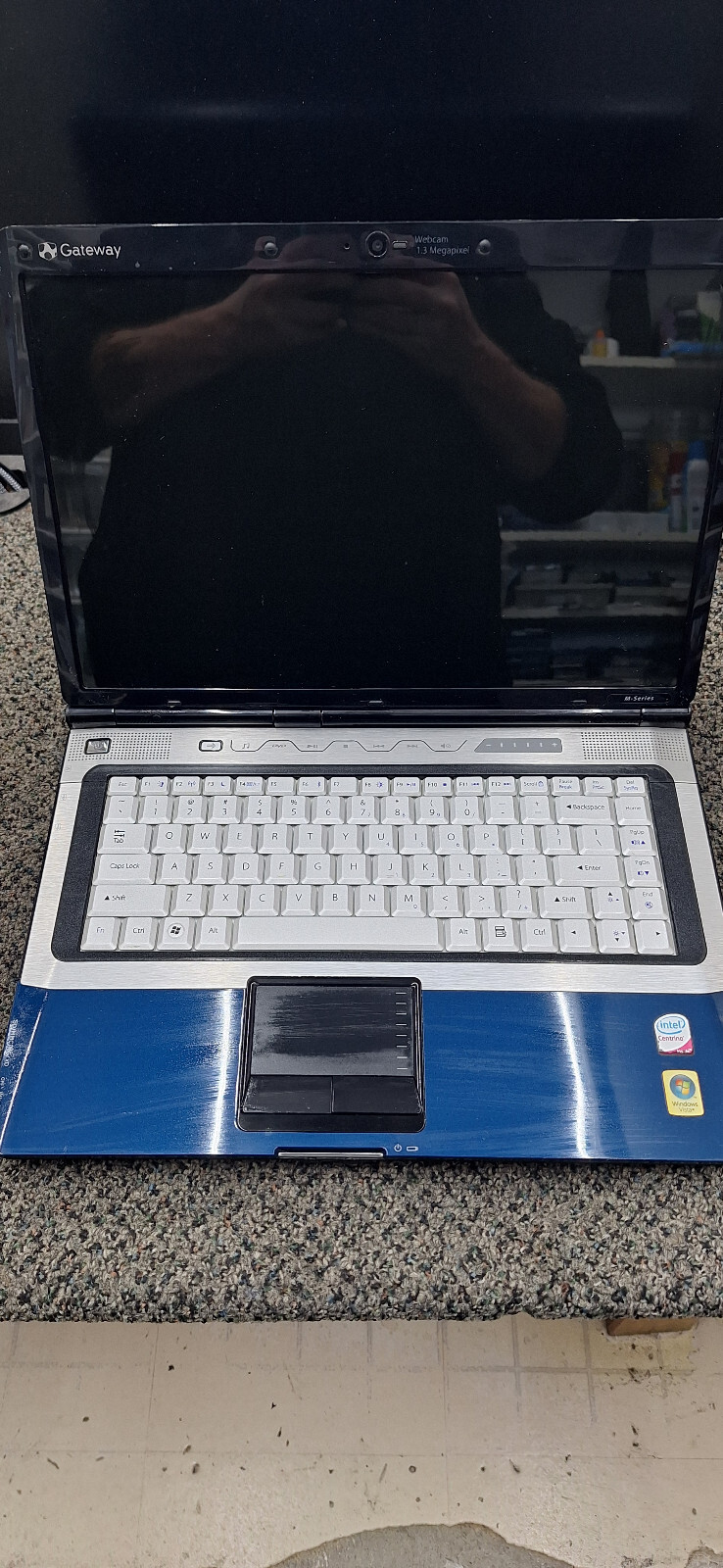GATEWAY SA1 15.4″ Laptop INTEL CENTRINO CPU *READ DESCRIPTION*