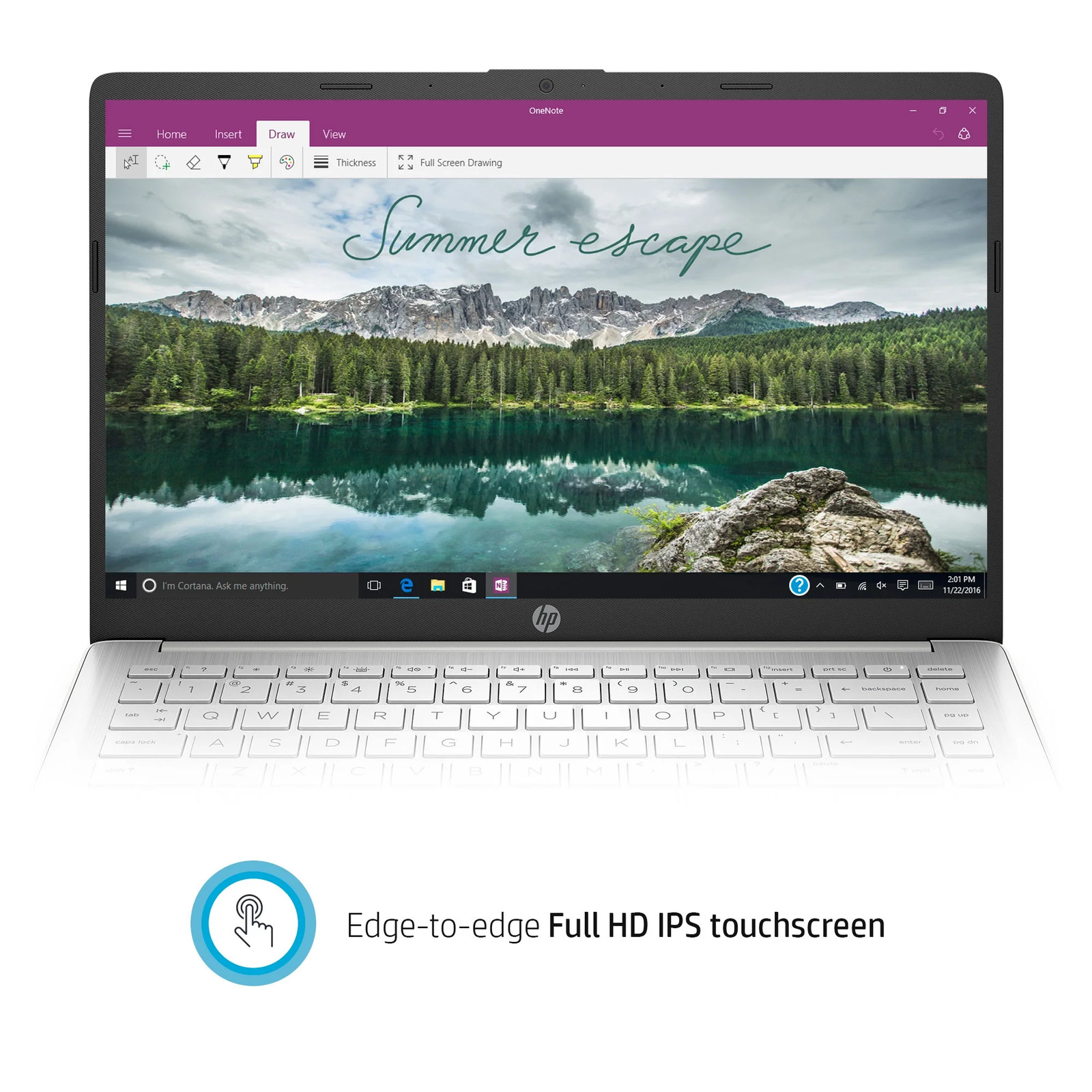 HP 14-ed0123wm 14″ FHD Touch Laptop Qualcomm Snapdragon 7c 4GB 128GB Win11H