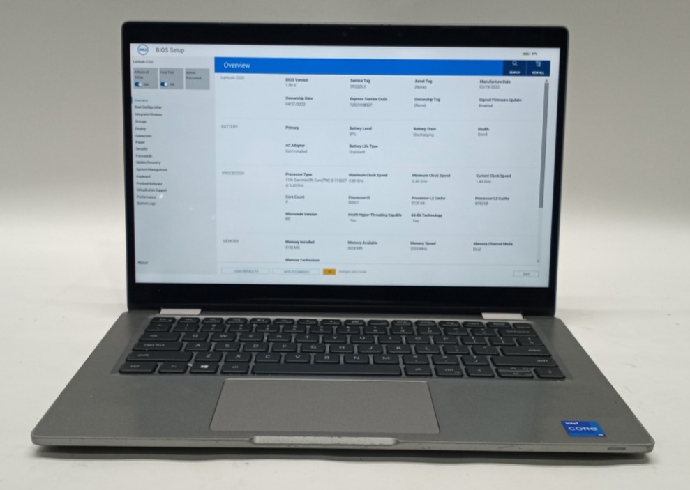 Dell Latitude 5320 TOUCH i5-1135G7@2.4GHz 8GB RAM 256GB NVMe Win 11 Pro WH796!