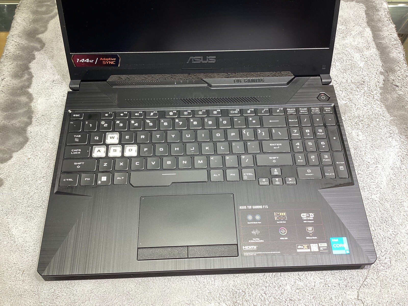 ASUS TUF GAMING F15 FX506H 15.6″ i5-11400H 2.7GHz 8GB 512GB SSD **See Images**
