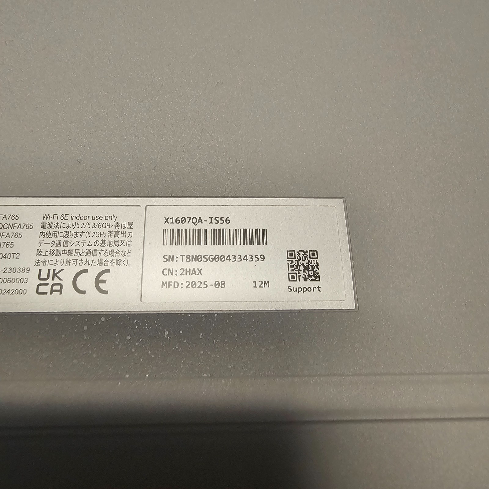 ASUS Vivobook 16 Copilot+ 16″ WUXGA Snapdragon X X126100 16GB 1TB SSD – Good