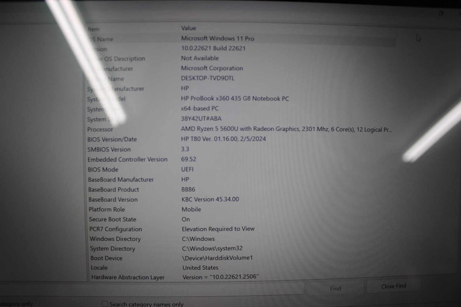 HP Probook X360 435 G8 Ryzen5 5600U 256GB NvME SSD 16GB DDR4 Win11Pro