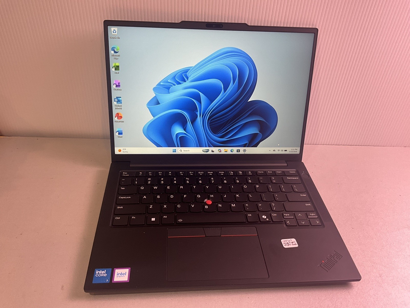 Lenovo Thinkpad E14 Gen 7 Touch Core 7 240H 16GB Ram 512GB SSD Windows 11 Pro