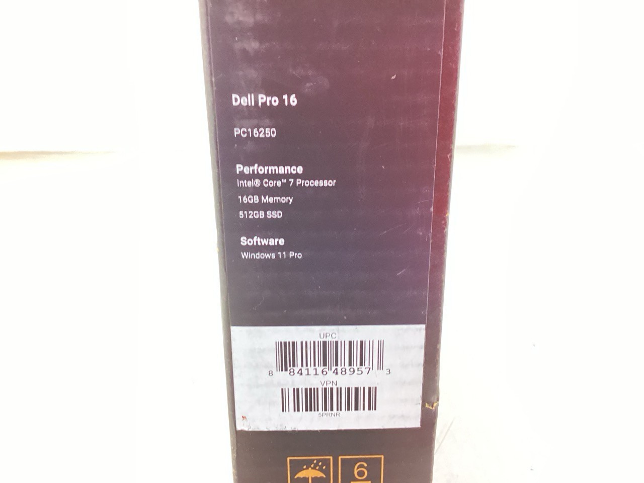 Dell Pro 16″ Multi-Touch FHD Core 7 150U 16GB 512GB SSD WiFi 6E W11P – 5PRNR