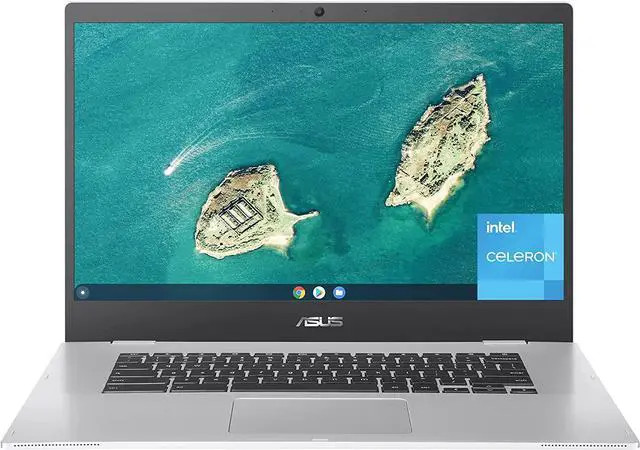 ASUS Chromebook CX1 15.6 in Full NanoEdge Display Intel Celeron N3350 64GB eMMC