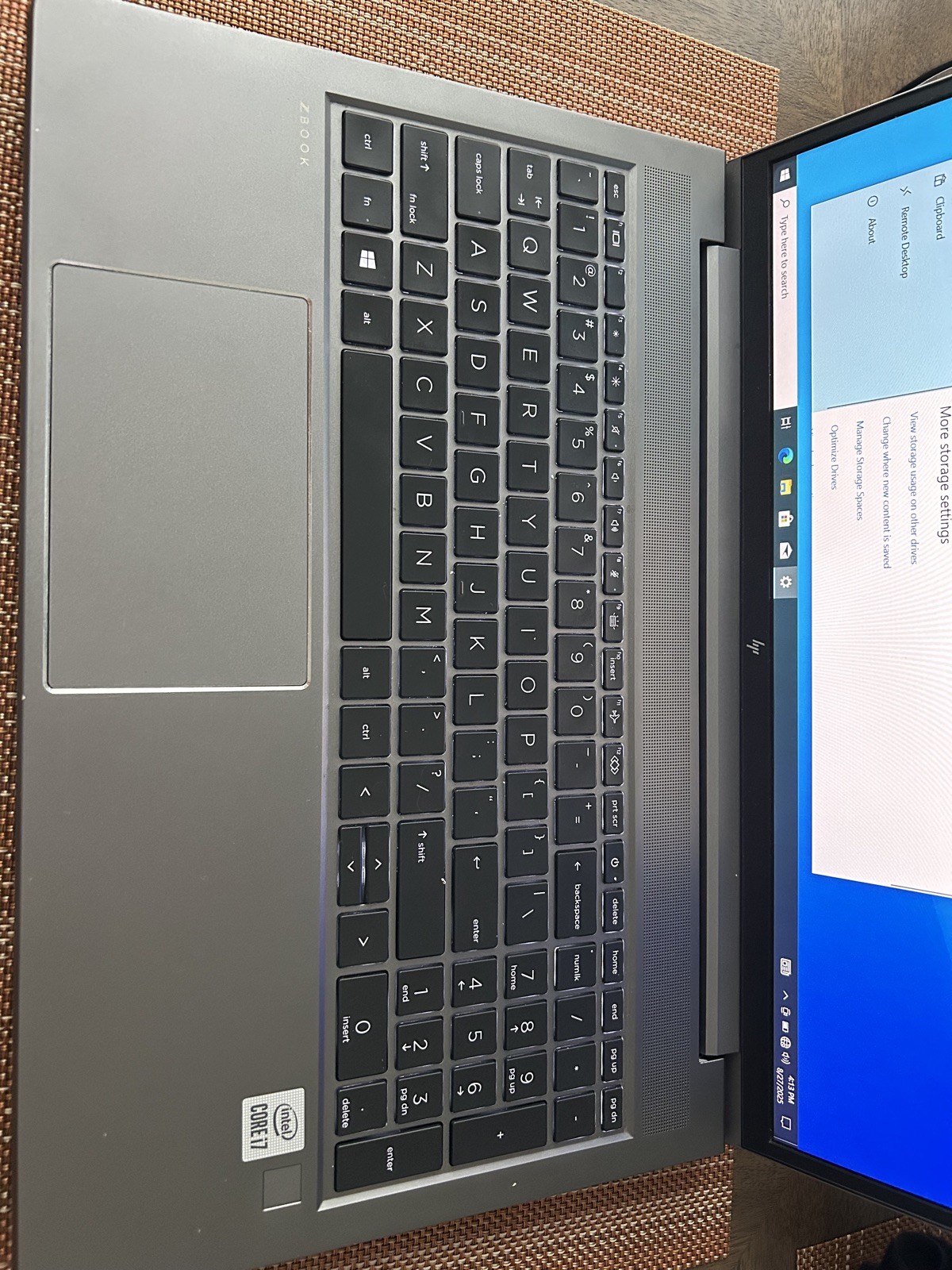 HP ZBOOK POWER G7 | CORE I7-10750H | 475GB | 32GB RAM | W10P | POWER ADAPTER