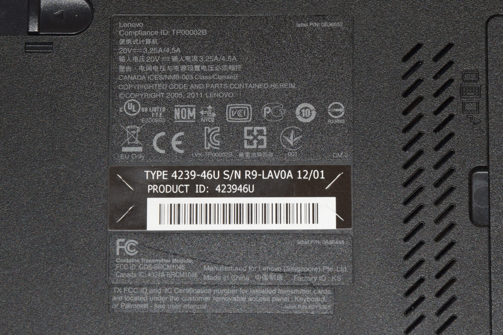DEAD JUNK Lot 2 Lenovo Thinkpad T520 15.6″ Laptop Incomplete AS IS Parts Repair
