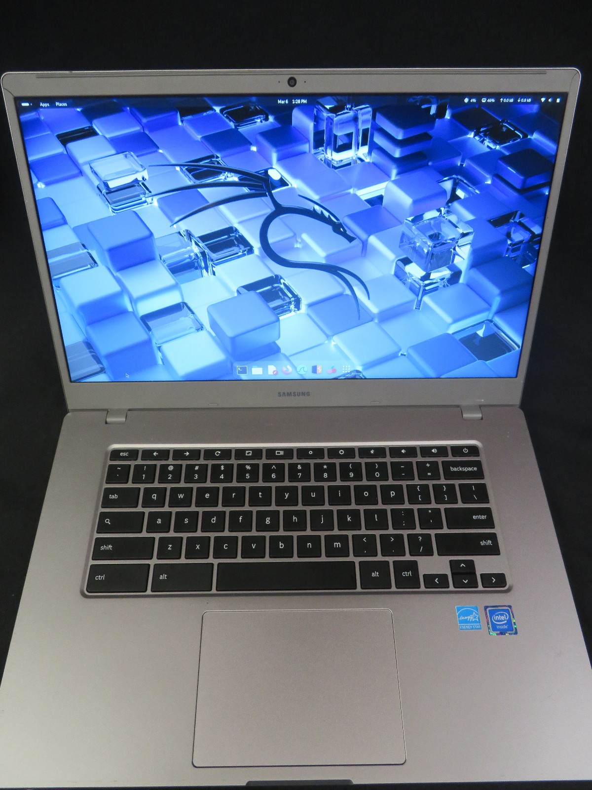 Samsuung 15.5 inch Chromebook Upgraded to KALI Linux