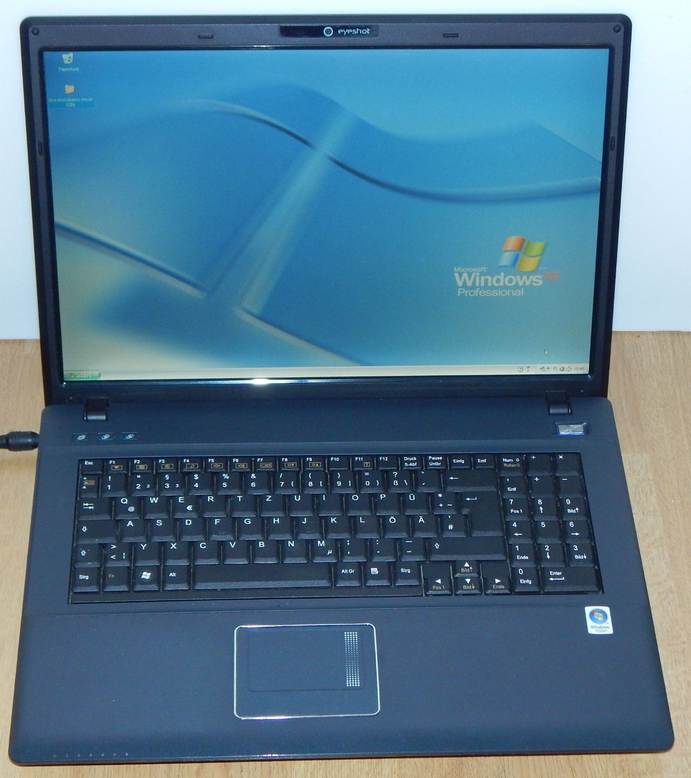 Notebook Laptop Terra Mobile 1744 2 x 2 GB 500 GB Windows XP ❌Keyboard Battery Faulty❌