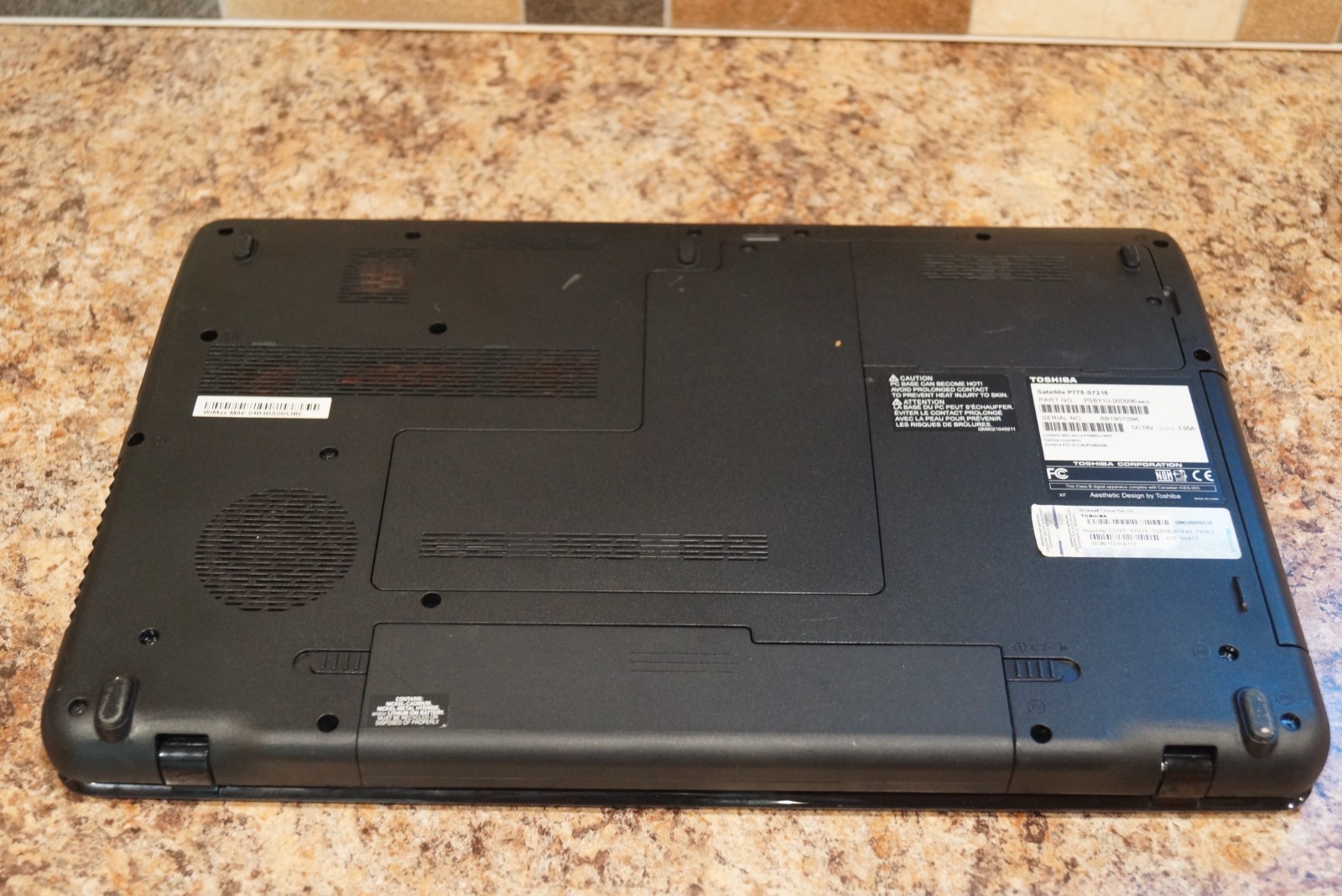 Active 22H2 Version WIN10 PRO Toshiba P775-S7215,GEN2 i7@2.00GHz,6GB RAM,720GB