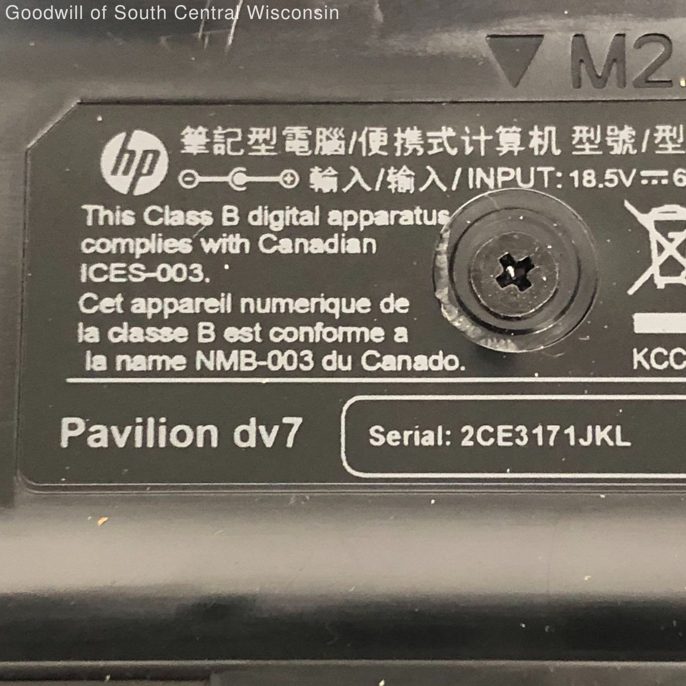 HP Pavilion dv7 A3F79AV/8GB/GeForce GT 630M/No HD/Parts & Repair