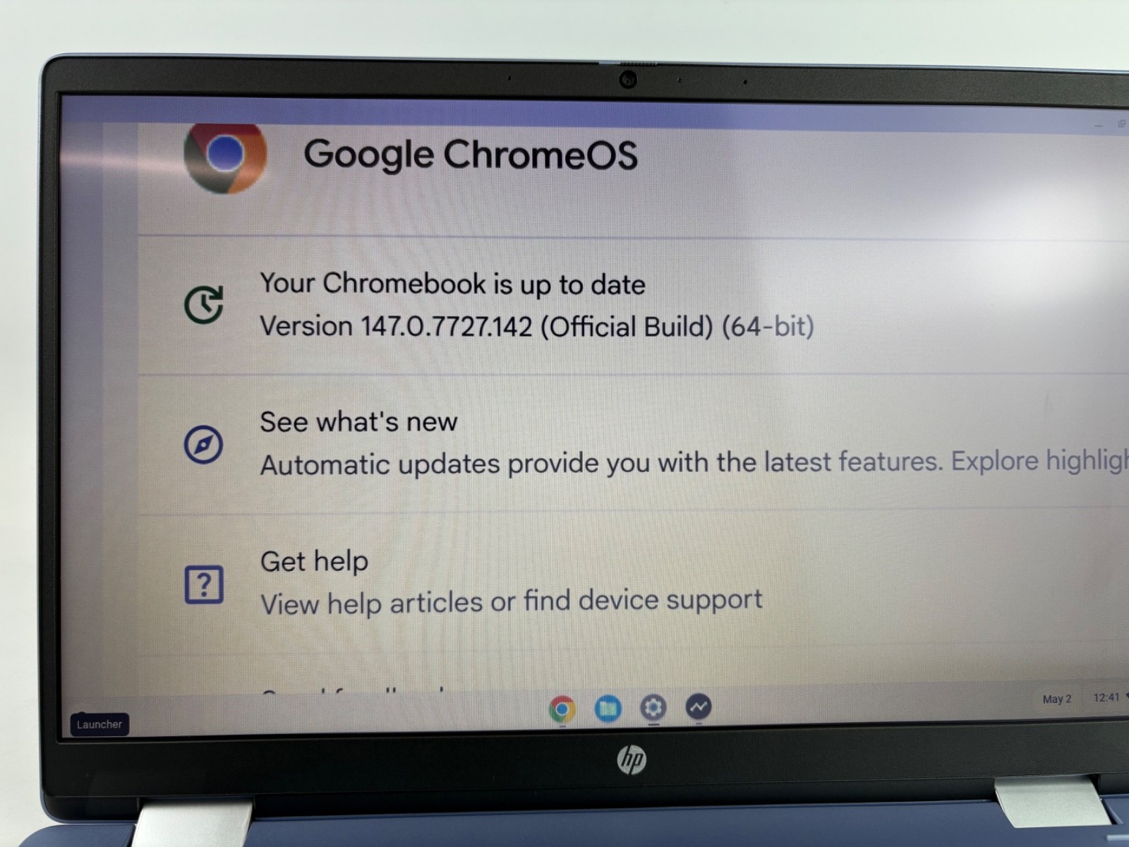 HP Chromebook x360 14b-cd0602ds – Sky Blue *Read Description*