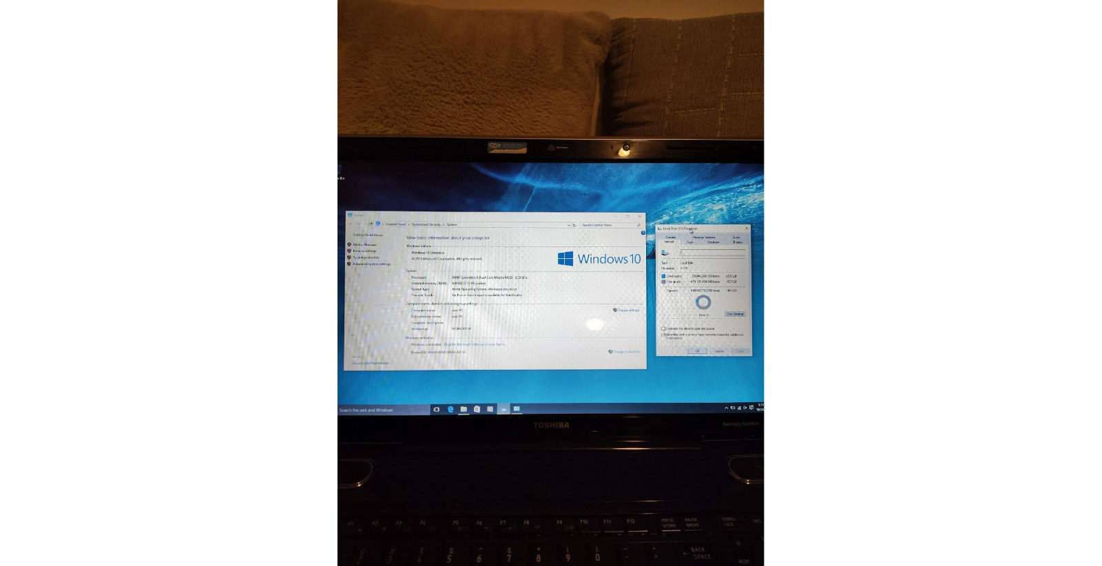 Toshiba Satellite P505D-S8000 Laptop 18.4″ rarest very fine