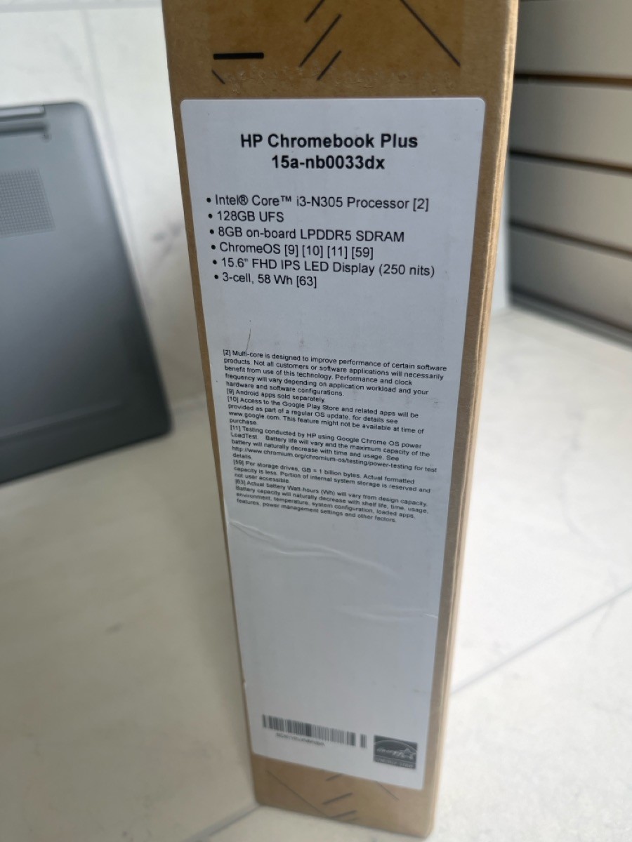 HP Chromebook Plus 15A-NB00033DX – i3-N305, 15.6″ FHD, 8GB, 128GB, C (A1G009390)
