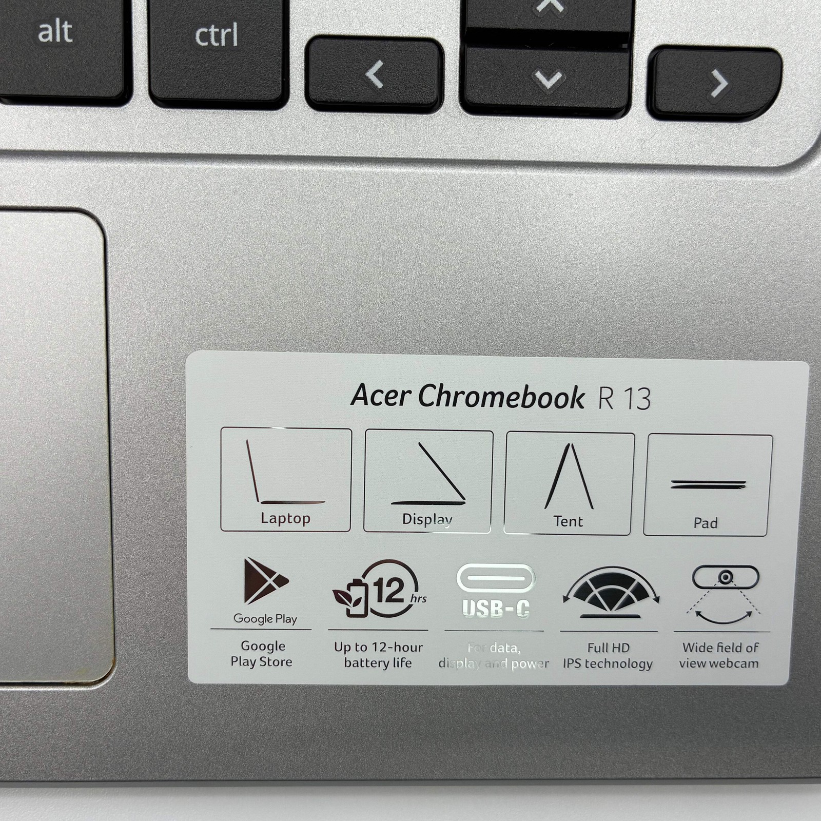 Acer Chromebook Laptop R13 CB5-312T-K95W 13.3″ MediaTek MT8173C 4GB/64GB Chrome