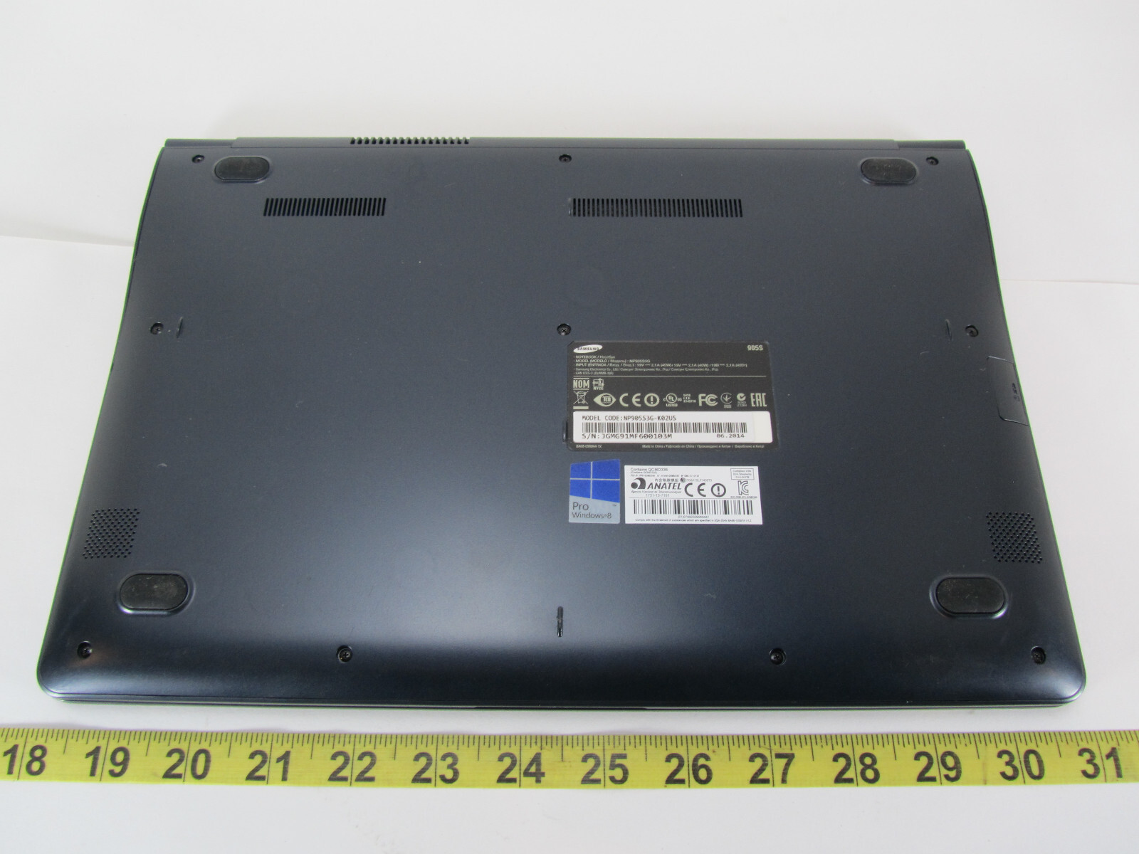 Samsung 13.3″ ATIV Book 9 Lite 905S Laptop Computer NO SSD NO OS AS IS SKU B
