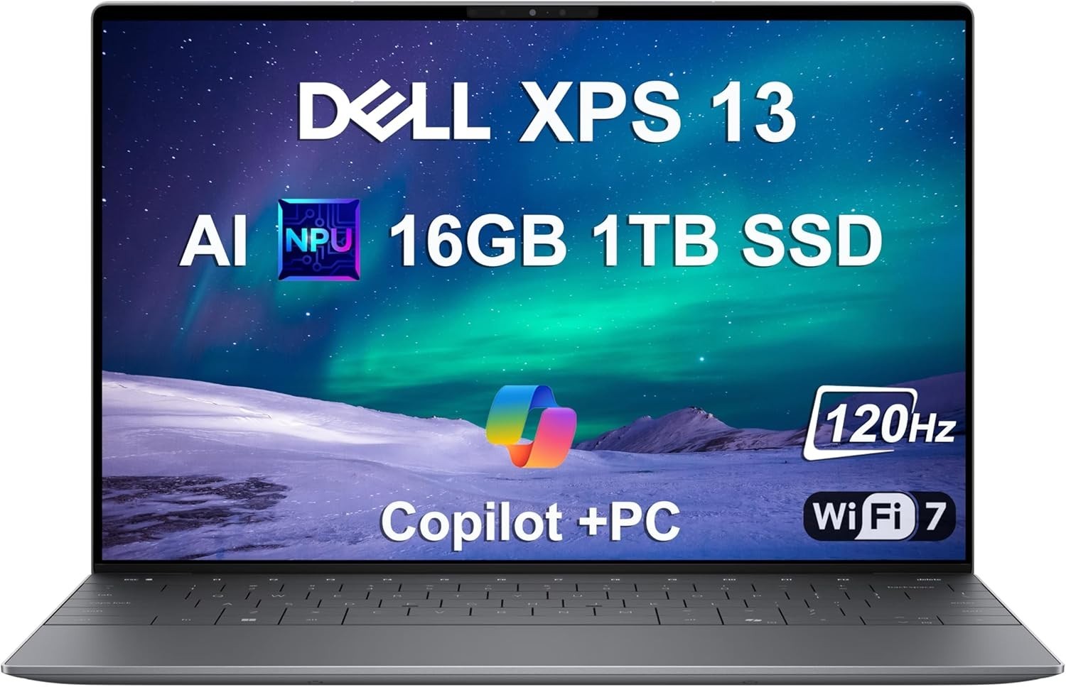 Dell XPS 13 9345 Business Laptop, Snapdragon X Elite, 16GB LPDDR5X RAM, 1TB SSD