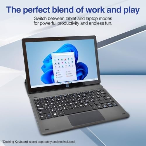 10.1″ Windows 11 Professional Tablet PC – Ultra Slim Full HD Windows 256GB
