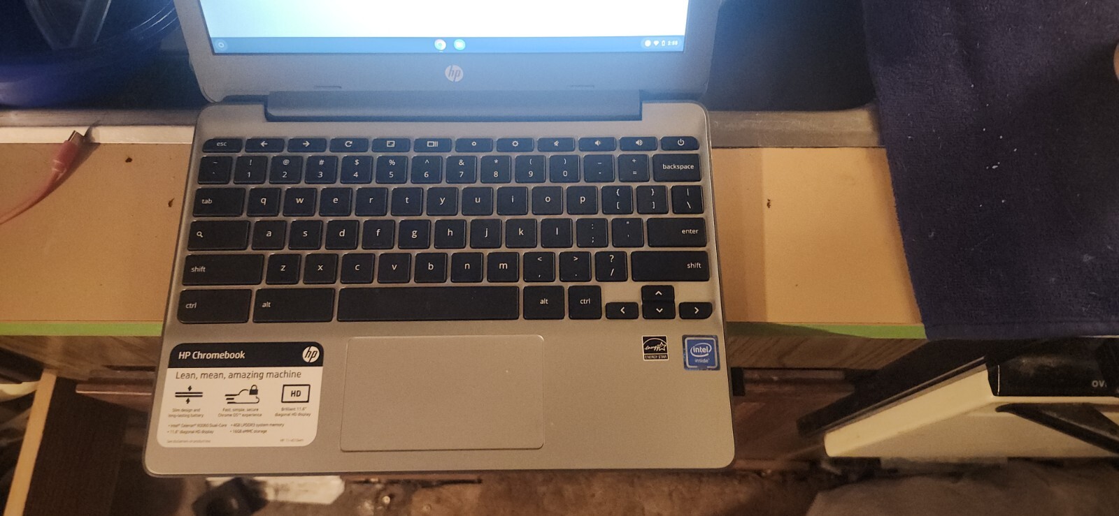 2020 HP Premium Chromebook 11.6″ 4GB, 32GB eMMC, Intel Celeron N3350 upto 2.4GHz
