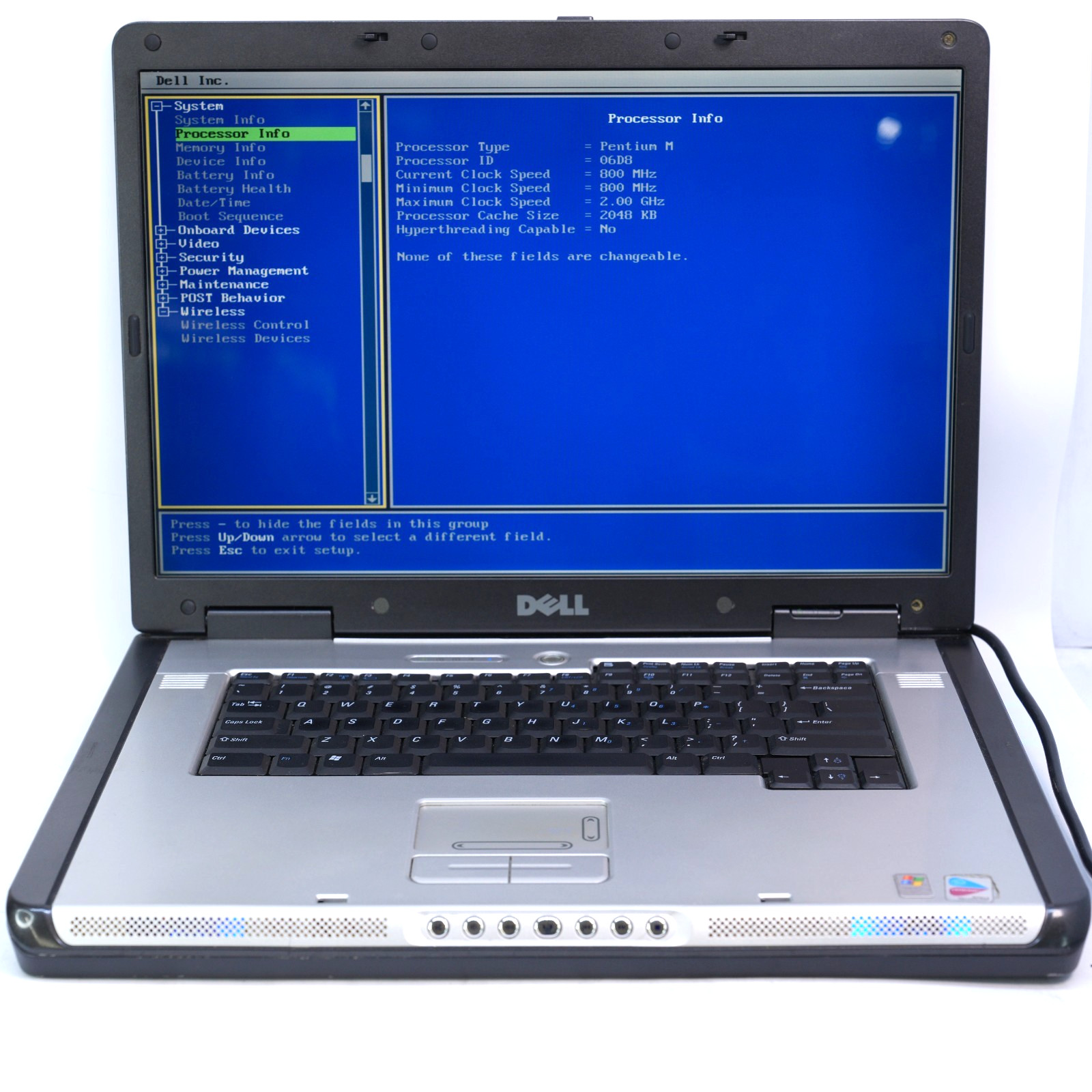 Dell XPS M170 17″ Pentium M, 1 GB RAM, NO HARD DRIVE NVIDIA 7800 T12-D17