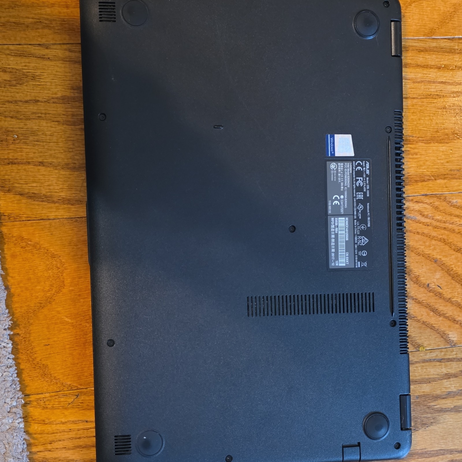 ASUS X505BA Laptop AMD A9-9420 8GB RAM 237GB SSD Radeon R5 Windows 10 Home