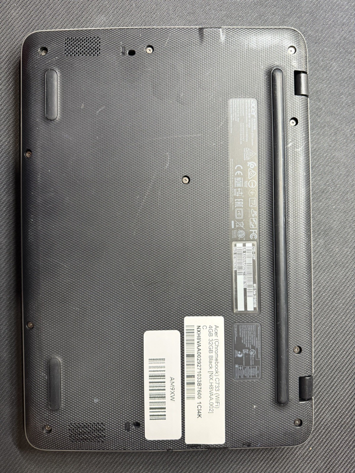 Acer Chromebook C733 11.6″ 32GB N4000 ChromeOS, Black used