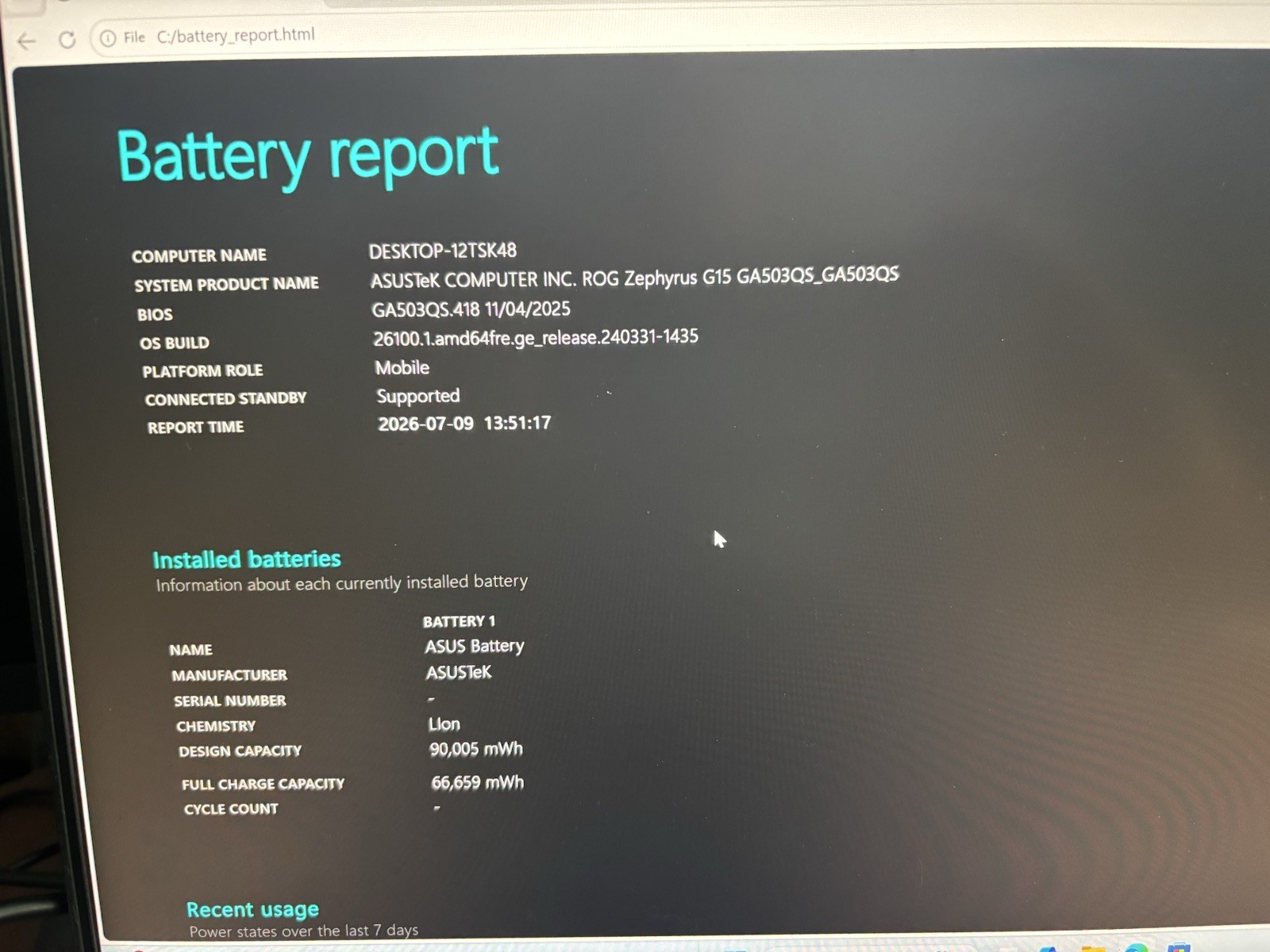 ASUS ROG Zephyrus G15 (2021)-15.6″ 1440p-Ryzen 9 5900 HS-RTX 3080-24GB-1TB-READ!