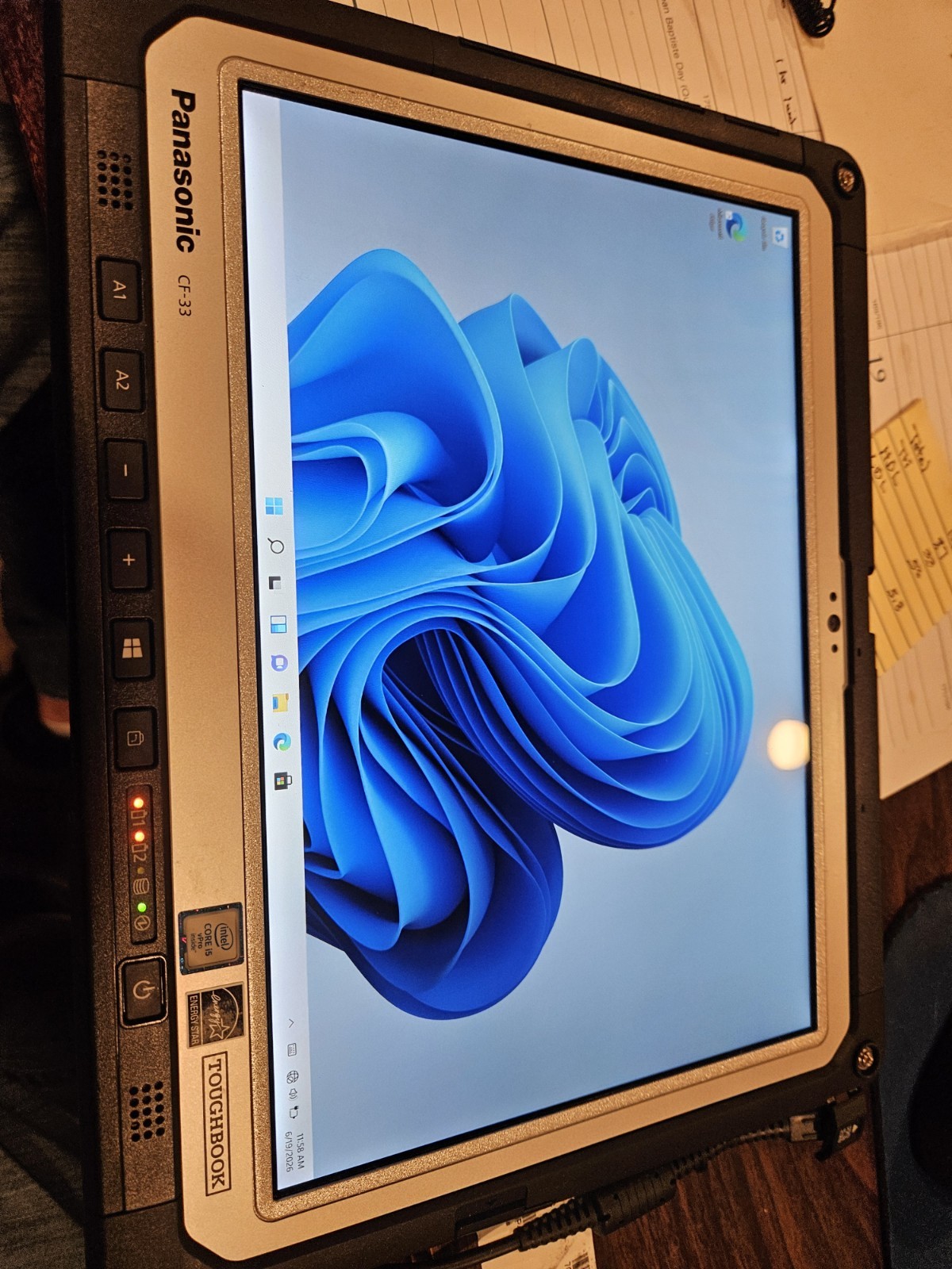 PANASONIC TOUGHBOOK CF-33 I5 6300, RAM 8GB, STORAGE 256 GB, WINDOWS 11