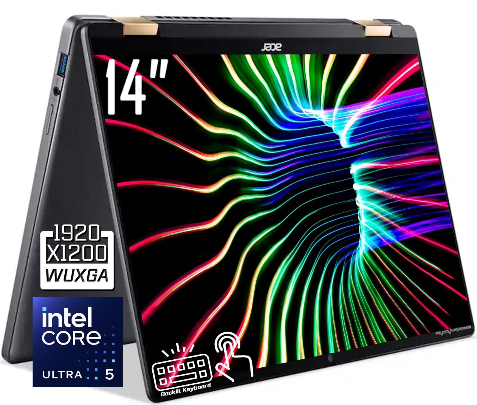 Acer Chromebook Plus Spin 714 14″ WUXGA Touch Laptop Intel Core Ultra 5 115U