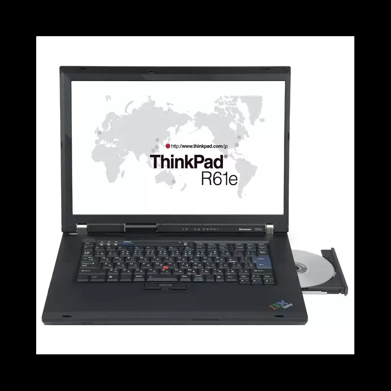 IBM ThinkPad R61e Laptop 1.8GHz 15″ 150GB 2GB Radeon 9000 DVD/CD-RW Windows XP