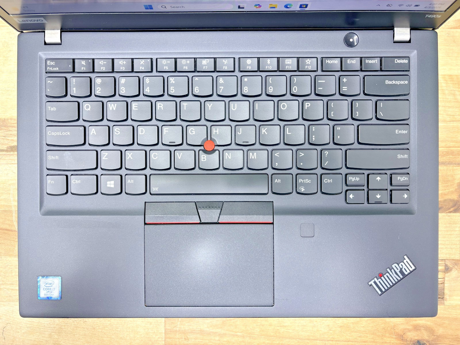 Lenovo ThinkPad T490s Intel i7-8th Gen 1.90GHz 16GB RAM 256GB SSD Windows 11 P*
