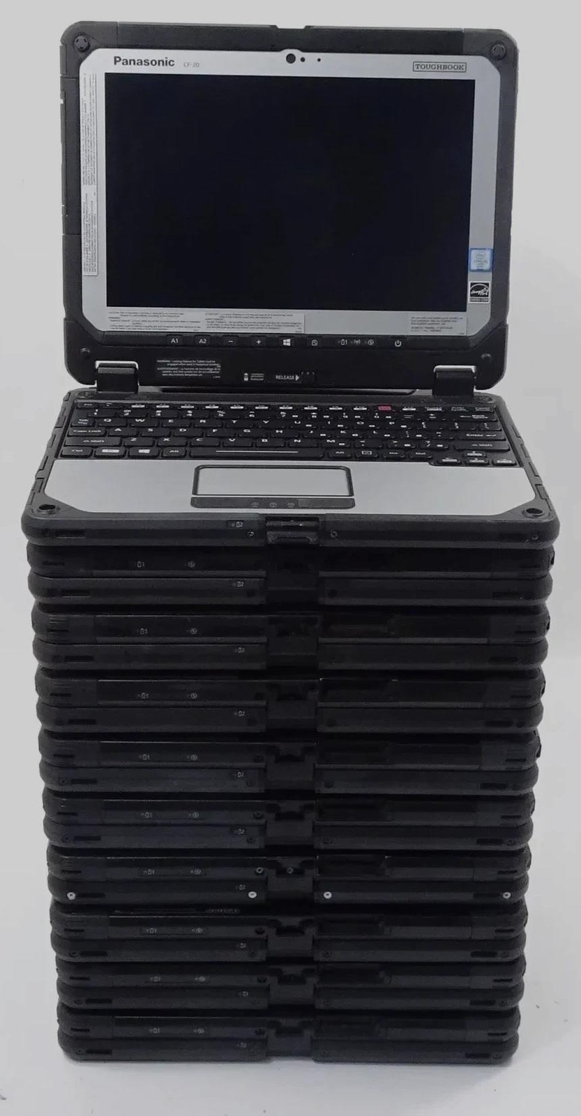 Lot 10 Panasonic ToughBook CF-20 Core i5-7Y57 1.20GHz 8GB – No HD