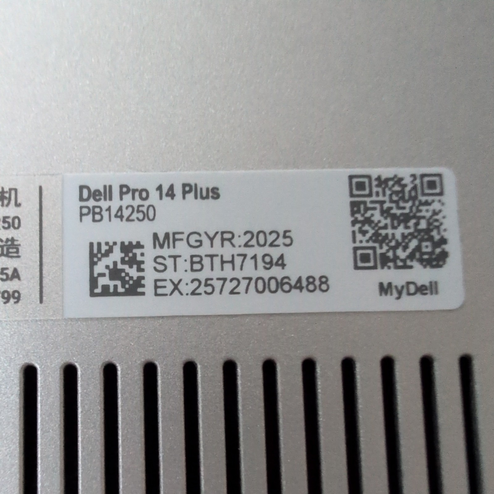 Dell Pro 14 PC14250 Laptop – Intel Ultra 5 235U vPro, 32GB RAM, 51BGB SSD, AI
