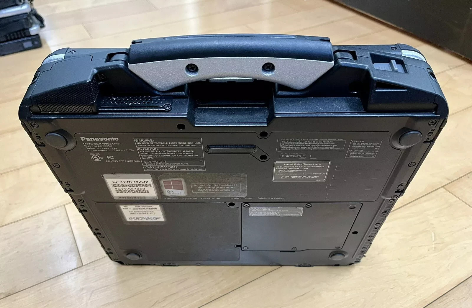 Panasonic ToughBook CF-31 Intel i5-3340M 4GB RAM @2.70GHz No Hdd No Caddy