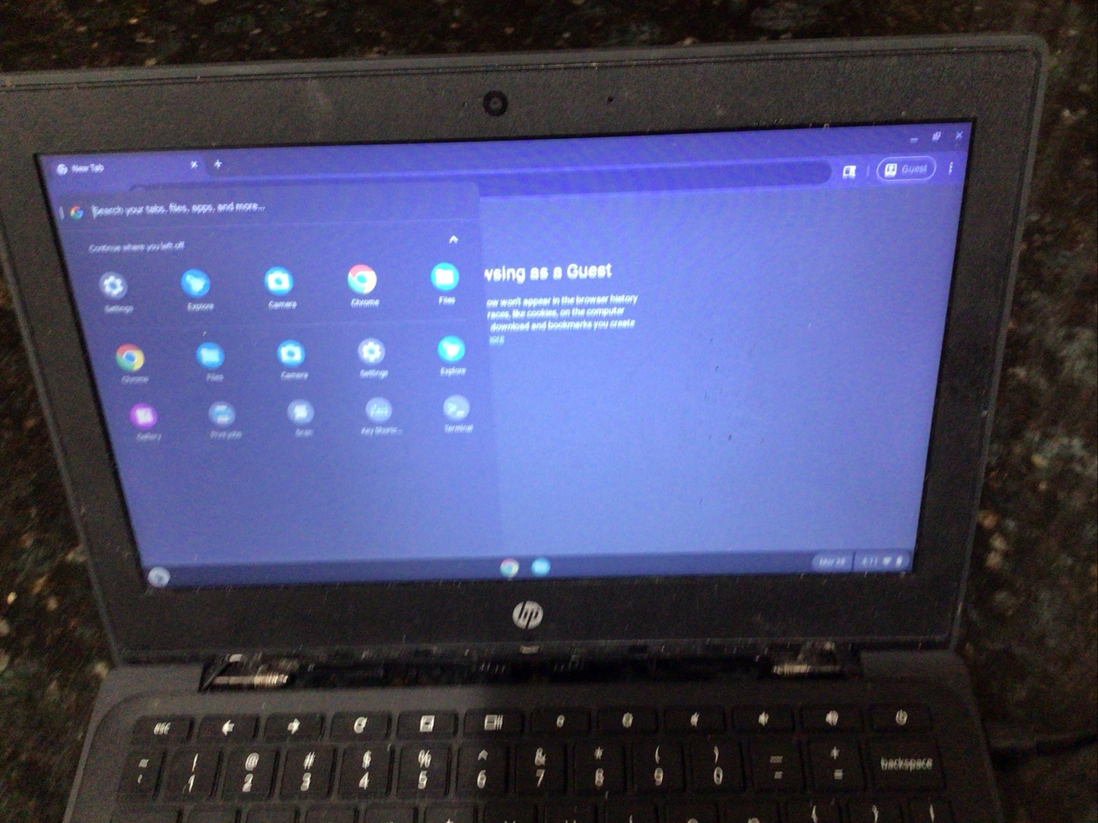 HP Chromebook 11MK G9 EE 11.6″ 32GB 4GB MT8183 Black Includes Power Supply