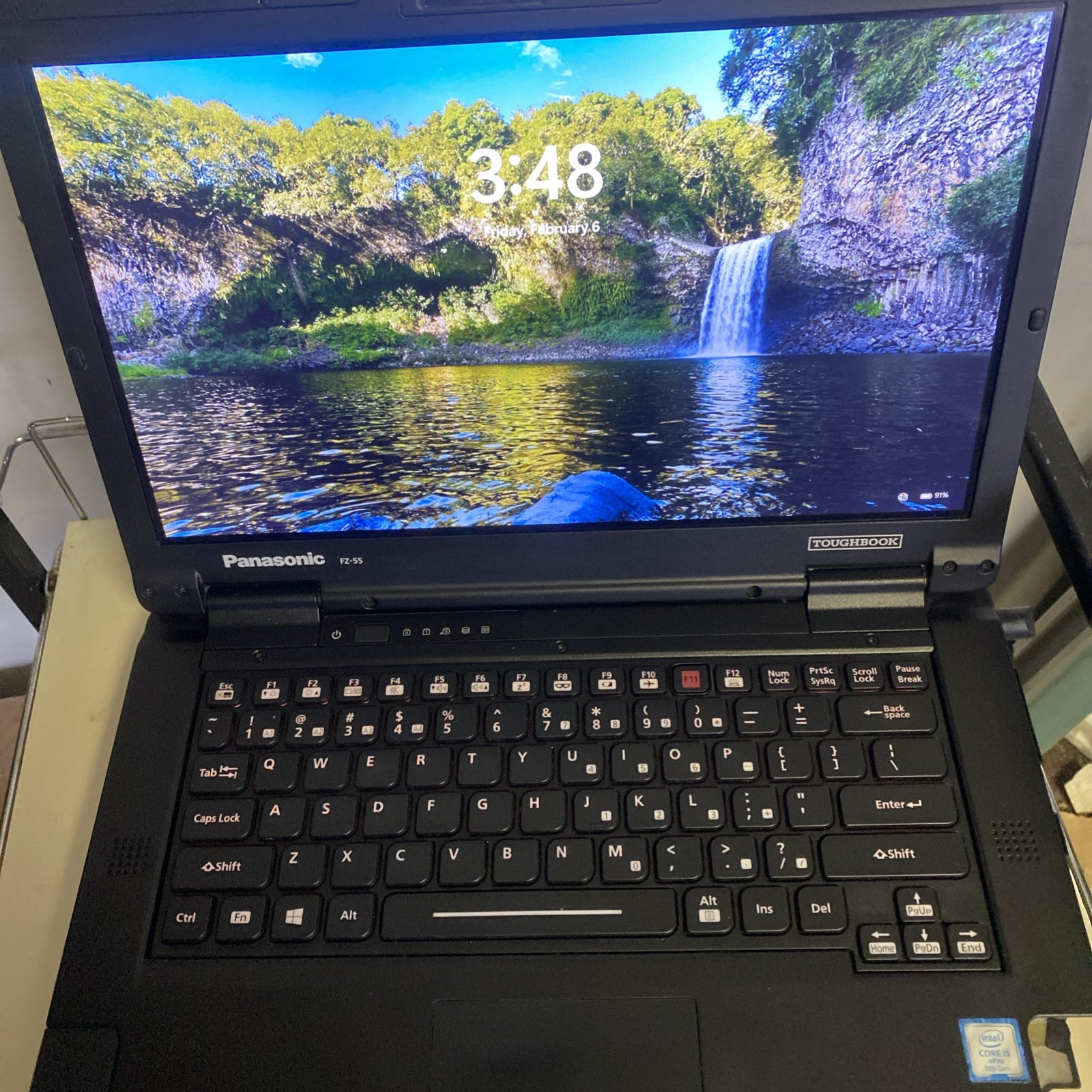 Panasonic Toughbook fz-55 i7 8665U 1.9GHz 16GB 256G SSD Win 11P GPS Bios Locked