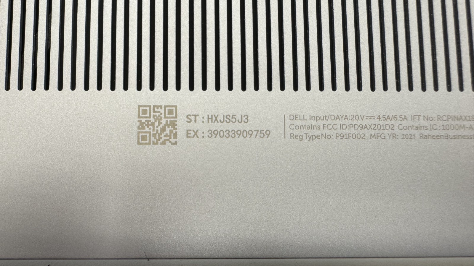 Dell XPS 15 HXJS5J3 (Grade B)