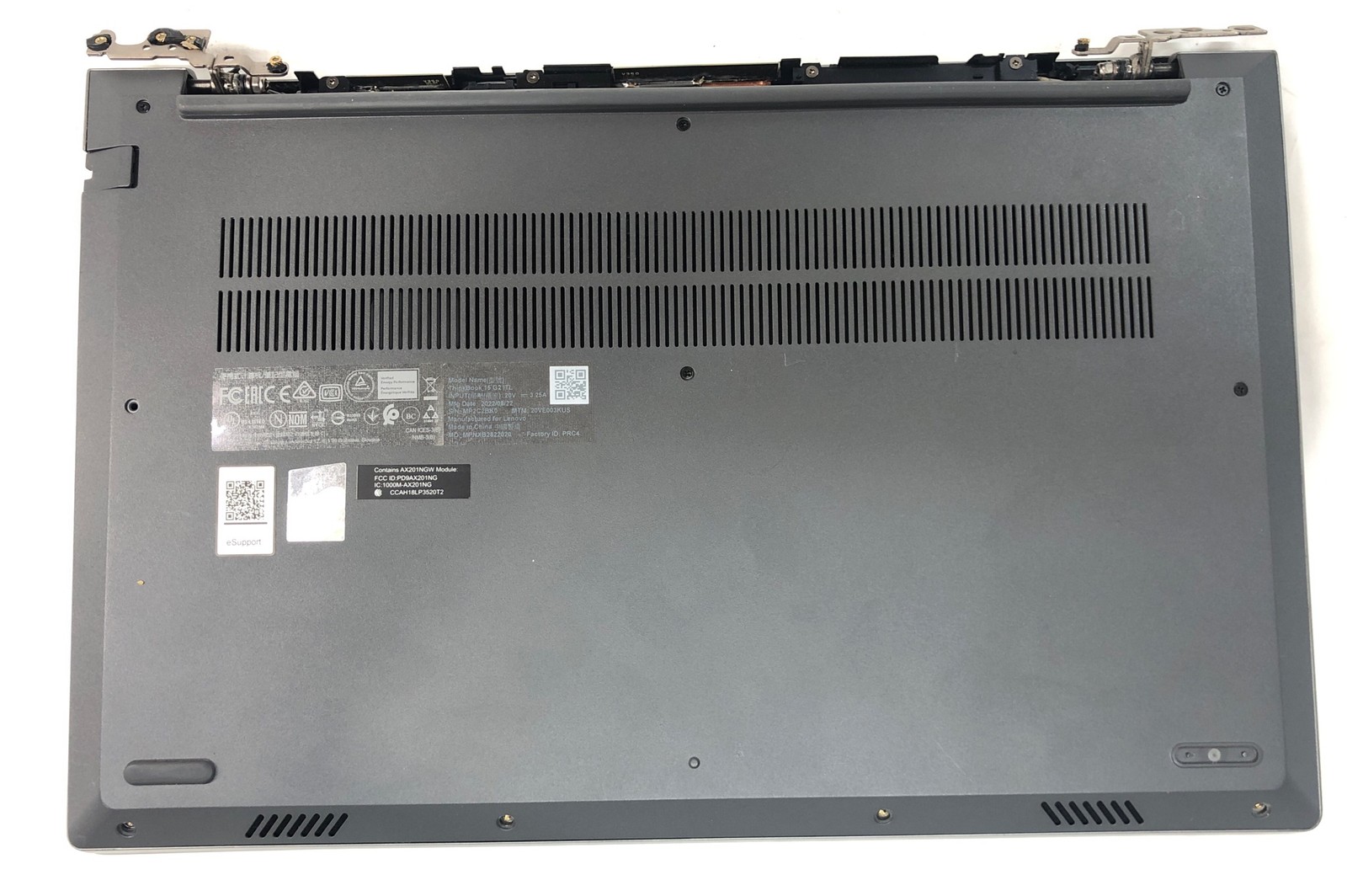 Lenovo Thinkbook 15 G2, Intel Core i7-1165G7 @ 2.8GHz, 16GB RAM, NO SSD/OS *READ