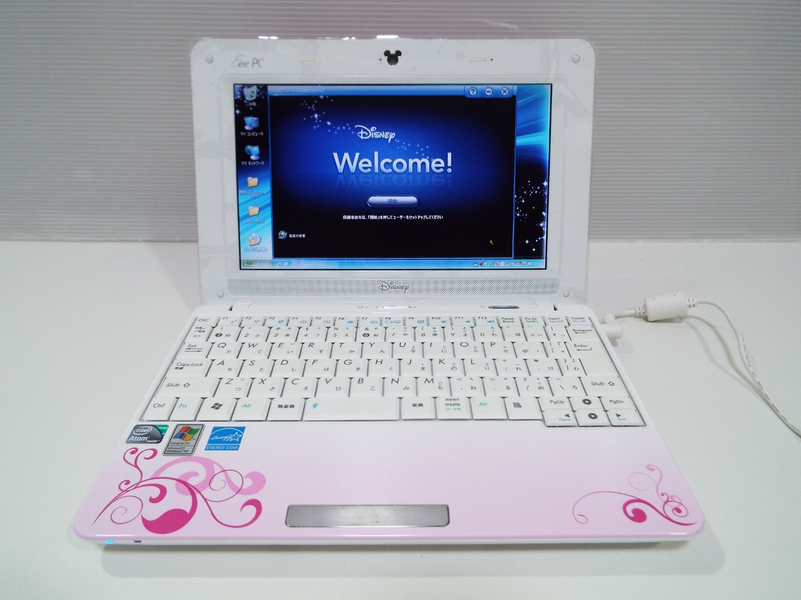 ASUS 8.9″ Disney notebook laptop computer Eee PC MK90H in Princess Pink with box
