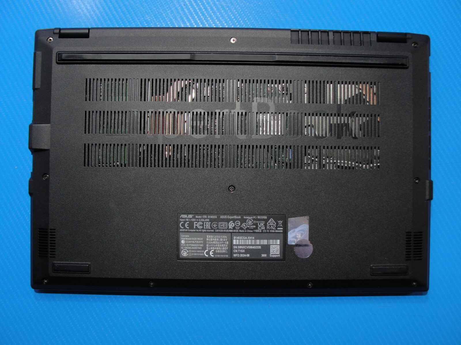 WARRANTY Asus ExpertBook B1402CGA 14” FHD Intel N100 800Mhz 4GB SSD Reset 128GB