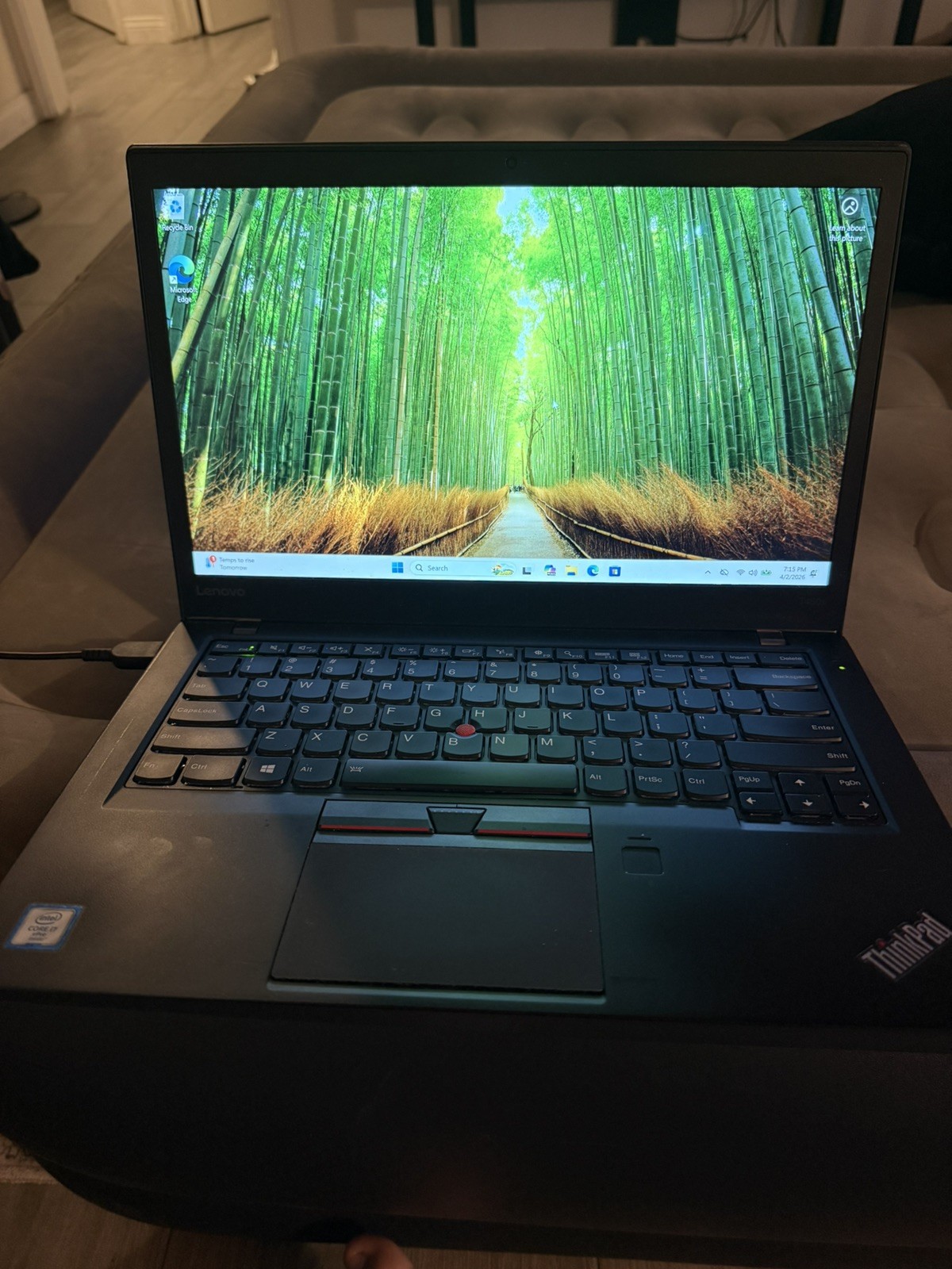 Lenovo ThinkPad T460s | 14.1″| Core i7-6600U | 20GB RAM | 256GB SSD | Windows 11