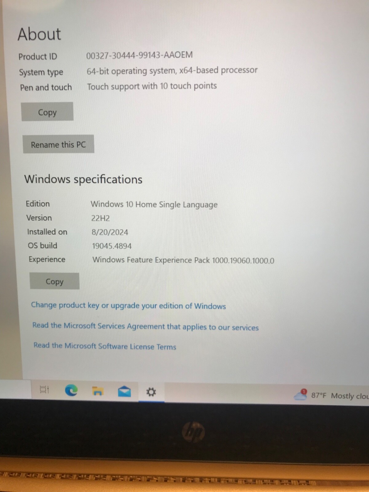 HP Pavilion x360 14” (256GB SSD Intel Core i5-1135G7 4.2GHz 8GB) 14-DW1010WM…