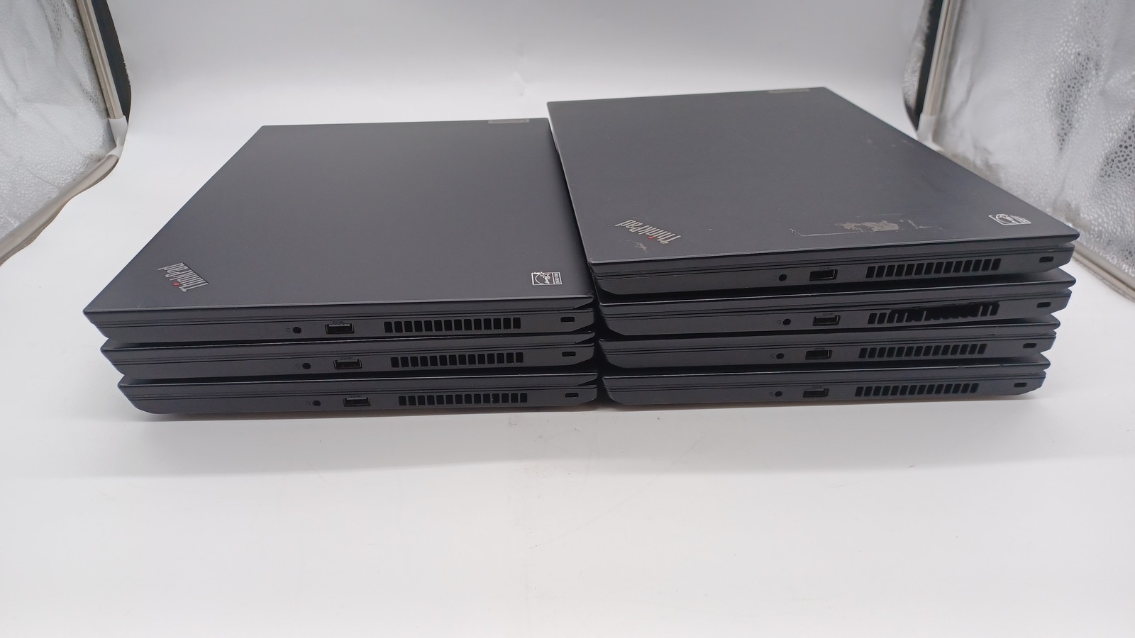 Lot Of 7 Thinkpad Laptop Lenovo L15 Gen2 Ryzen 5 Pro 5650U No Ram No HDD