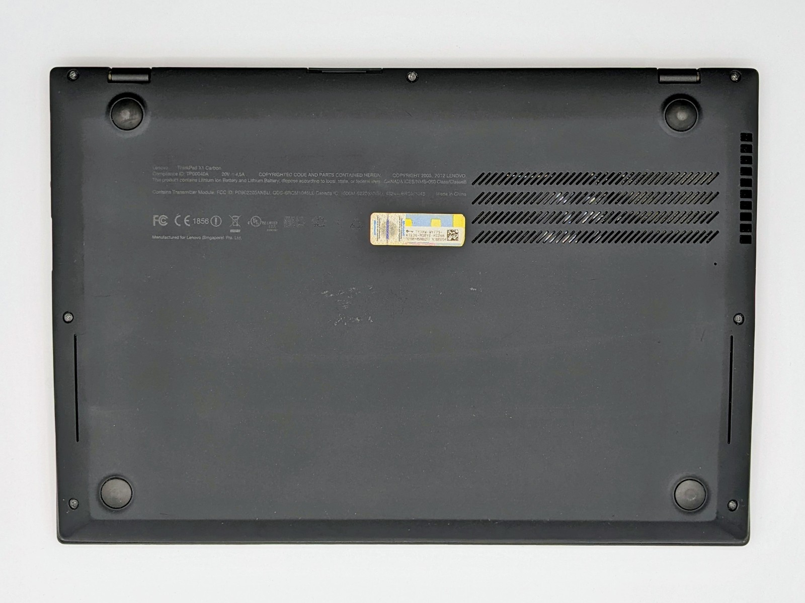 Lenovo ThinkPad X1 Carbon 1st Gen 14″ HD+ I5-3427U 256GB SSD 8GB W10P *READ*