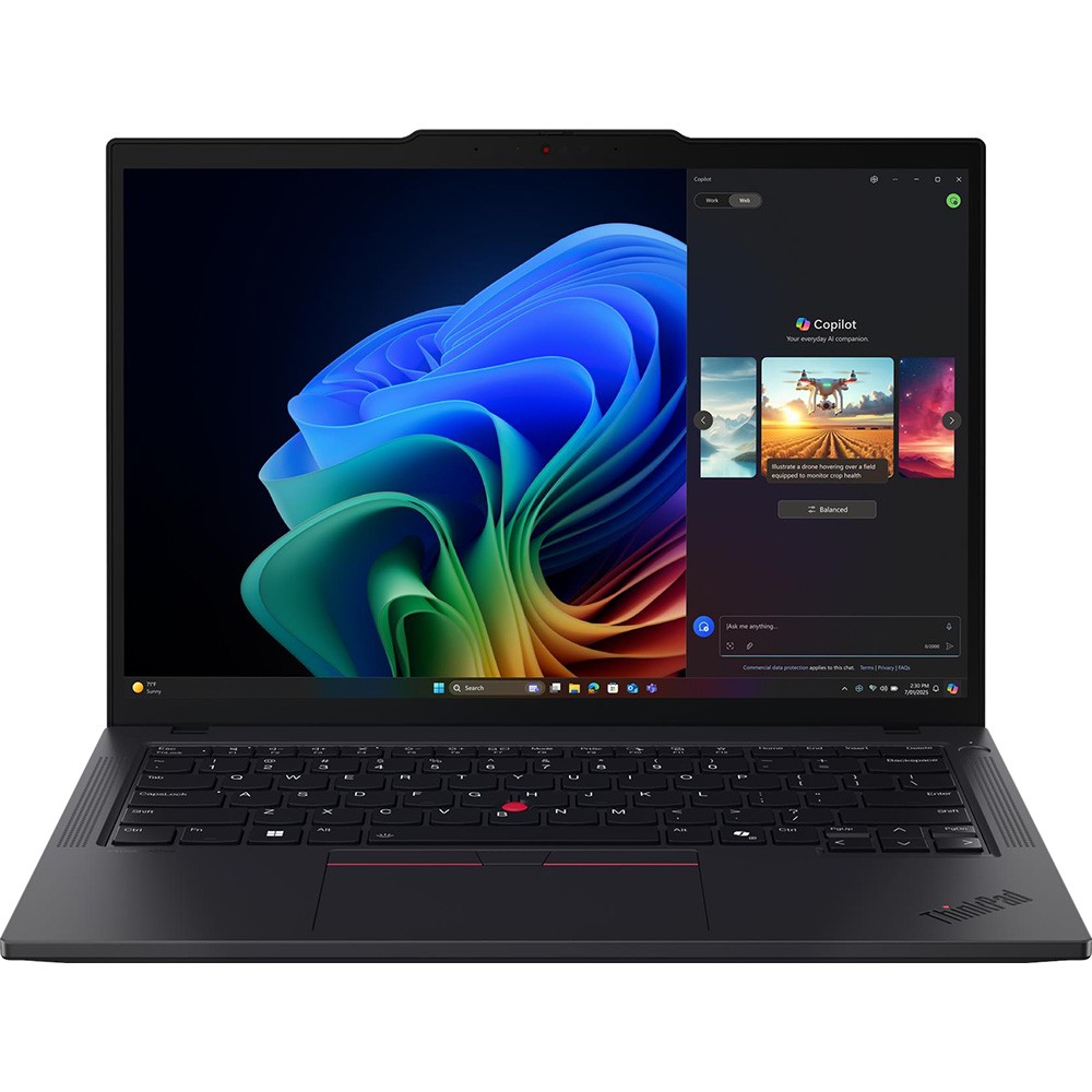 Lenovo 14″ ThinkPad T14 Gen 6 Copilot+ PC Notebook in Black – 21QJ00CSUS
