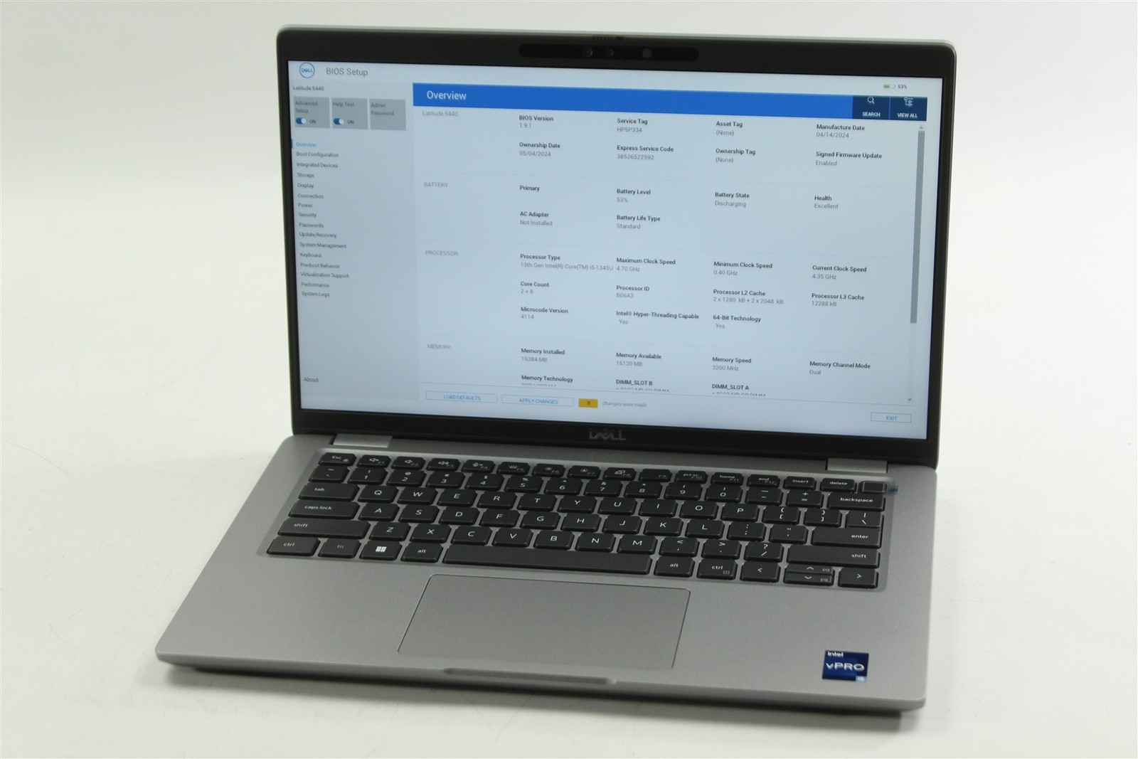 Dell Latitude 5440 14″ FHD Touch i5-1345U 1.6GHz 256GB SSD 16GB RAM W11P