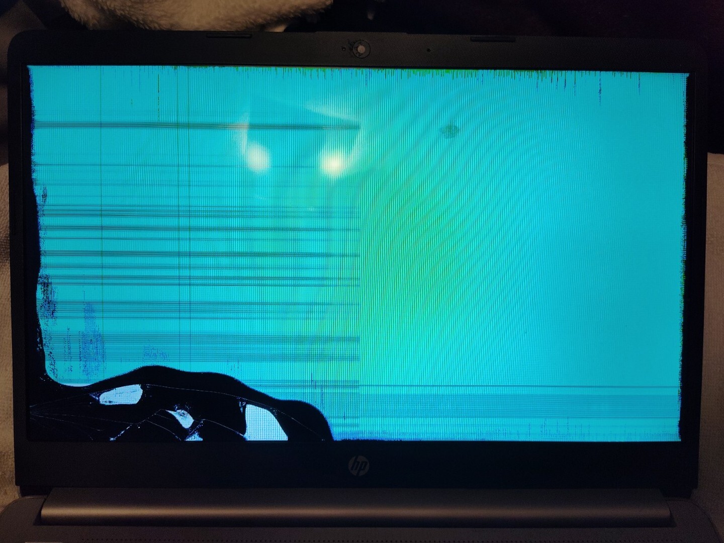 Hp Laptop model dk1013od Works Cracked Screen
