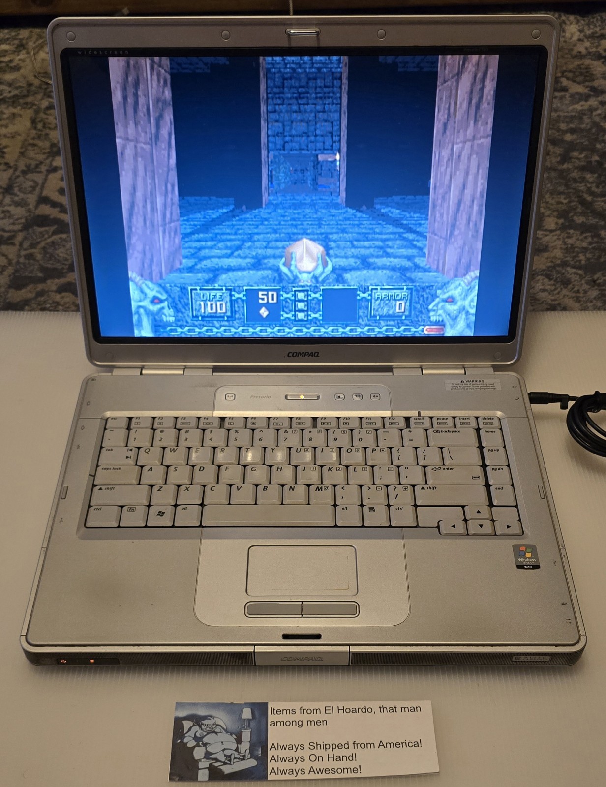Compaq Presario C500 Laptop Intel Celeron M 1.60 Ghz 2GB Ram 80GB HDD Win XP Pro