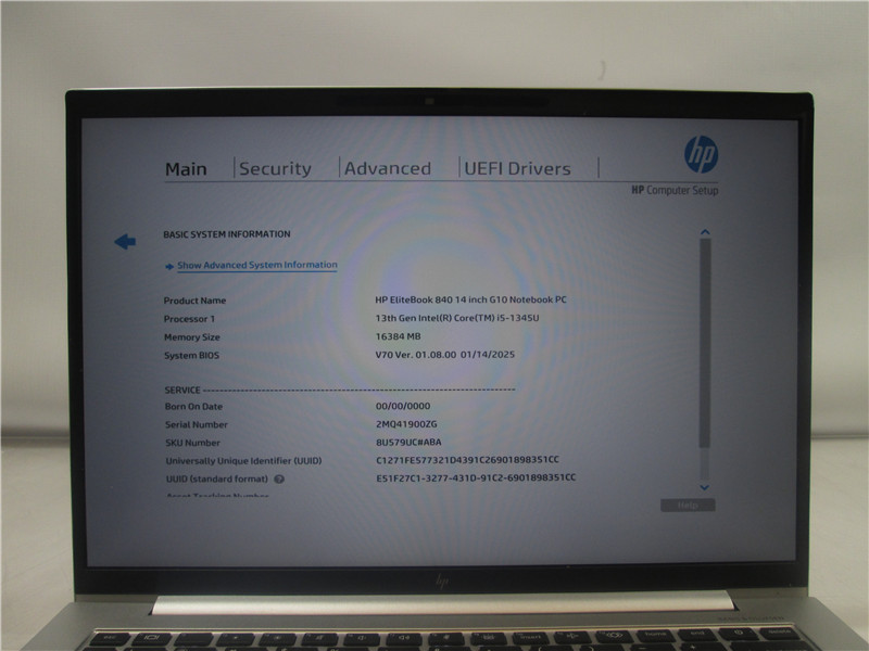 HP EliteBook 840 G10 Laptop i5-1345U 4.6GHz 16GB 512GB SSD Win 11 COA