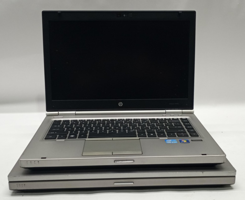 Lot of 2 HP EliteBook 8460p&8560p i5&i7-2nd Gen 4GB NO HDD/OS NO BATTERY WH740